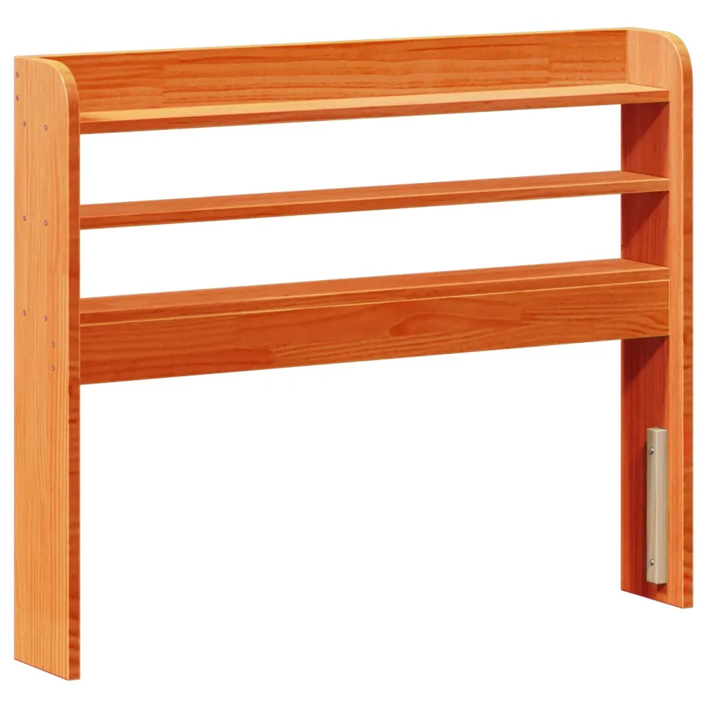 Letto singolo | Letto per adulti | Letto senza Materasso Marrone Cera 75x190 cm in Legno di Pino
