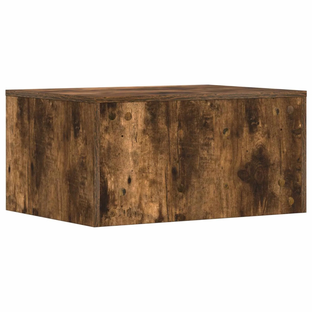Scrivania a parete Rovere fumé 60 x 45 x 30 cm 891388