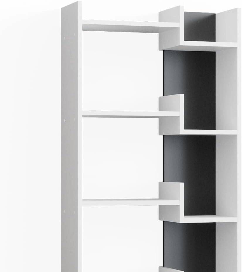 Divisorio per ambienti Fico, Antracite, 61 x 160.2 cm, per la separazione degli ambienti e lo stoccaggio con struttura a scaffale aperto