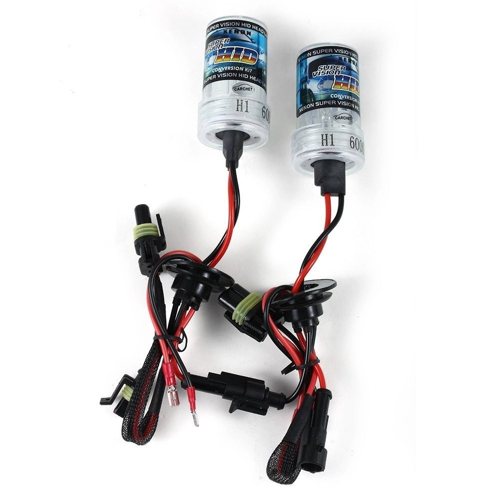 Trade Shop - Coppia Lampade Xenon Xeno Hid Ricambio Kit H1 6000k Per Auto Camper -