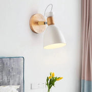 Lampada da soffitto con braccio regolabile a 180°, fittone E27 e copertura lampada bianca per Camera da letto, Salotto e Scale.