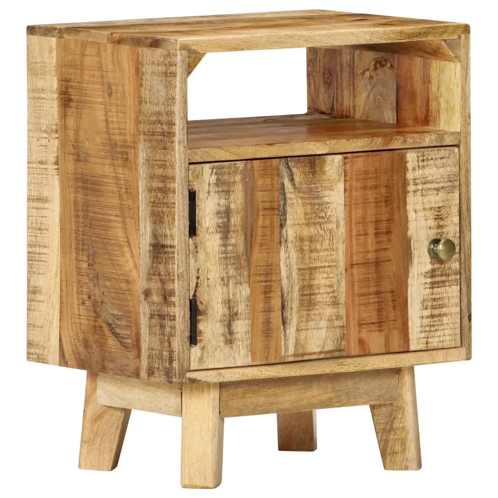 Comodino 40x30x50 cm in Legno di Mango Grezzo  cod mxl 30584