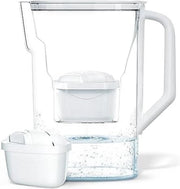 Filtro acqua da 2,7 L, compatibile con Brita Maxtra, per riduzione di microplastiche, cloro, calcare e impurità bianche