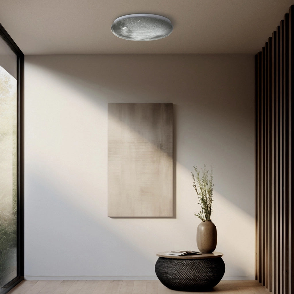 Plafoniera Luna grigia tonda Ø38 LED 24W 4000K Light Prestige