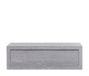Mensola da Parete 1 Cassetto 45x13,4x23,7 cm in Fibra di Legno Lego Maxi Rovere Grigio New