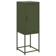 Credenza | Madia | Buffet da pranzo | Armadio da pranzo Verde Oliva 36x39x107 cm in Acciaio