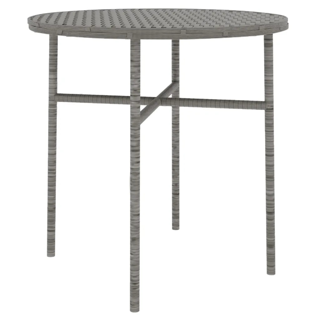 Set Mobili da Pranzo per Giardino 3 pz | Set Salotto da Giardino in Polyrattan Grigio