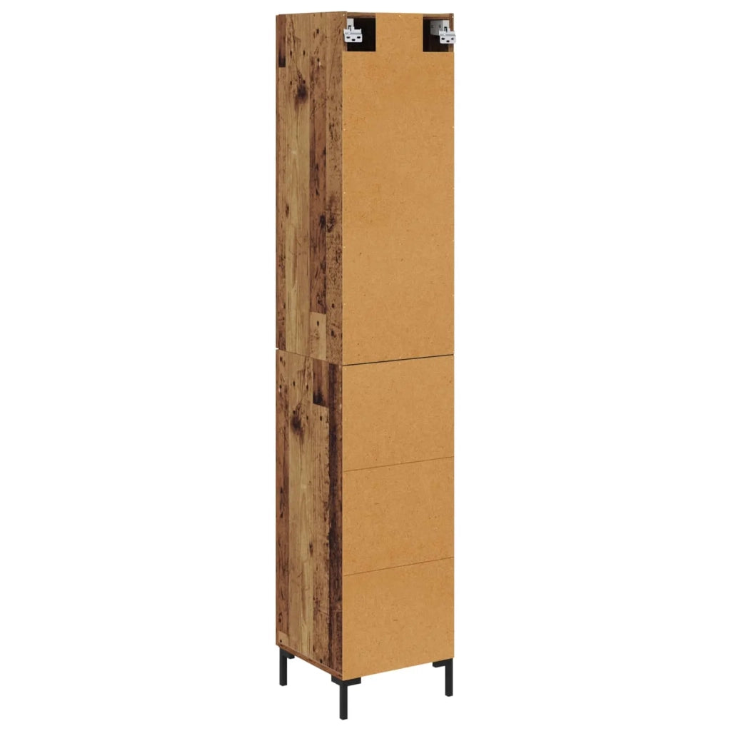 Credenza | Madia | Buffet da pranzo | Armadio da pranzo Legno vecchio 69,5 x 34 x 180 cm Legno multistrato