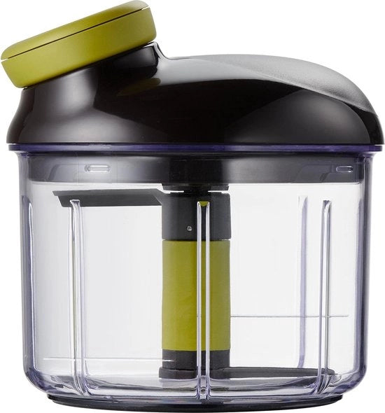 Chopper a mano K13204, 900ml, Facile e rapido, 100% Energie risparmiante, Sistema di blocco sicuro, Coltelli in acciaio inossidabile, Resistenti al lavastoviglie