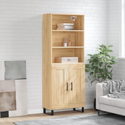Credenza Rovere Sonoma 69,5x34x180 cm in Legno Multistrato 3189984
