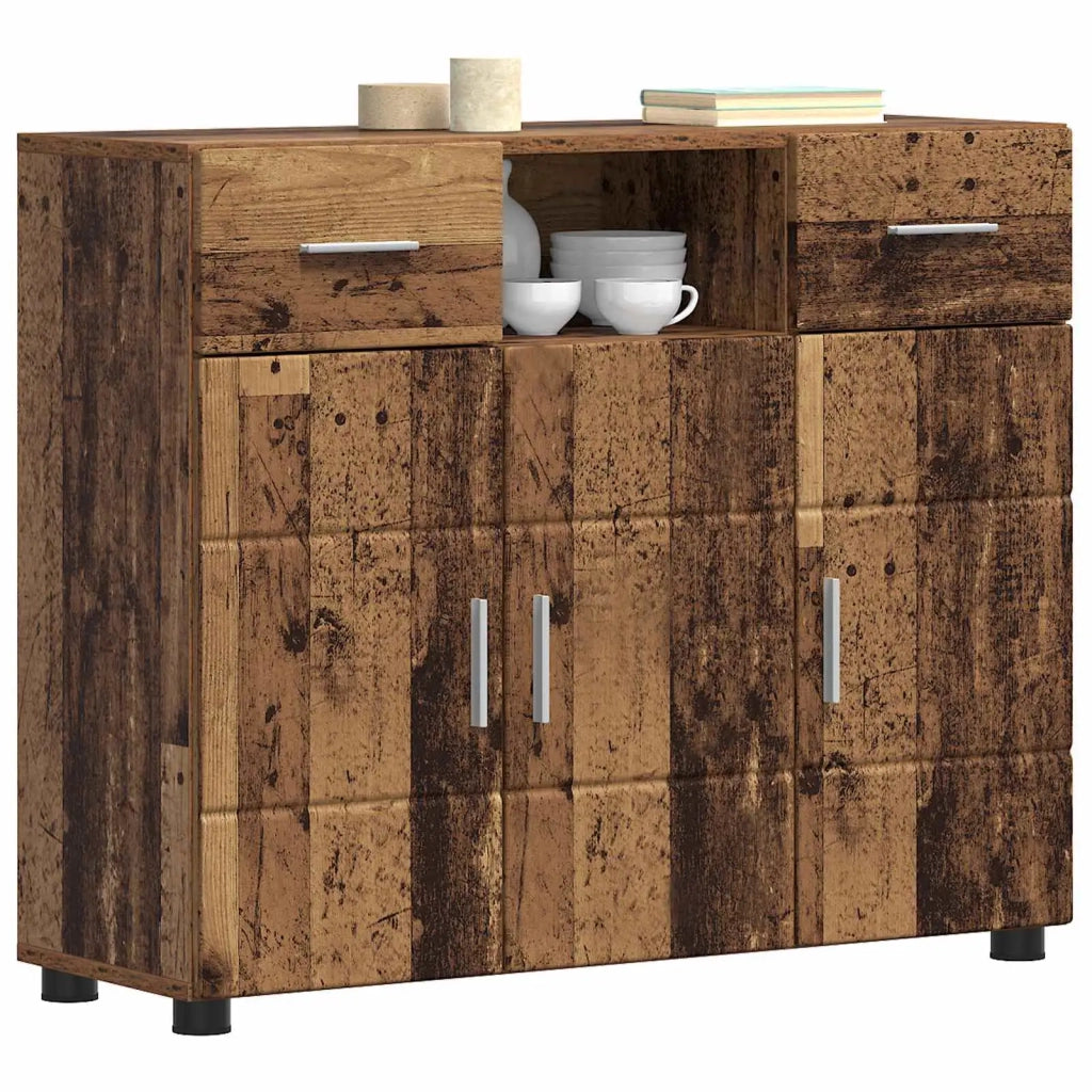 Armadio in Legno con cassetto Legno vecchio 88,5 x 30,5 x 73 cm 880289