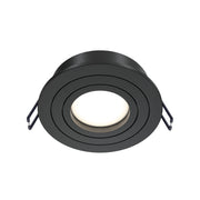 Faretto tondo incasso Maytoni Atom DL023-2-01B nero GU10
