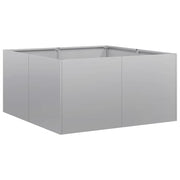 Fioriera | Cassetta per fiori | Vaso 80x80x40 cm in Acciaio Zincato