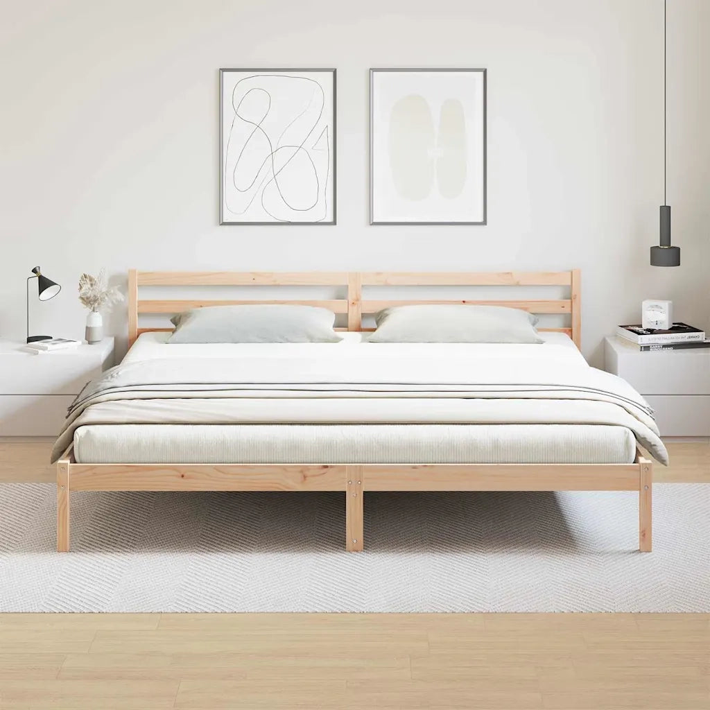 Struttura del letto-Giroletto Marrone 225,5 x 185,5 x 69,5 cm