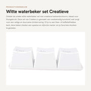 Set di bicchieri da acqua creativi a forma di tastiera - 3 pezzi - set di bicchieri da acqua riciclabili - materiale plastico sicuro per alimenti - inclusa la scatola di trasporto - set di bicchieri da acqua a forma di tazza