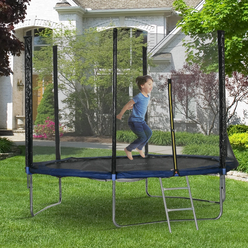 Trampolino da Giardino con Rete di Sicurezza ¨C zephmum ¨C ?305 cm