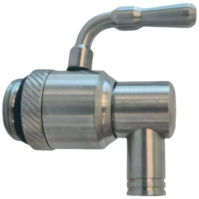 RUBINETTO A SFERA INOX SALVAGOCCIA + GHIERA PLUS - TORNITO 1/2M- 5 pezzi