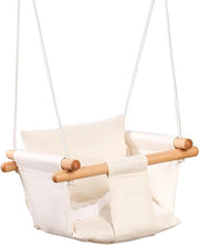 Schommel per bambini, schermoletto per interni, schermoletto in legno per bambini, schermoletto per infissi, schermoletto per porte, schermoletto per camera dei bambini, schermoletto per bambini da 1 anno in avanti (beige)