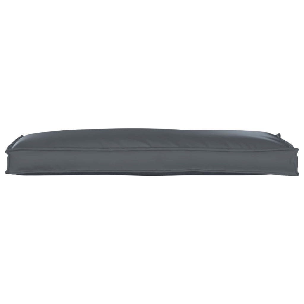 Cuscino per Panca Antracite 110x40x8 cm Tessuto Oxford
