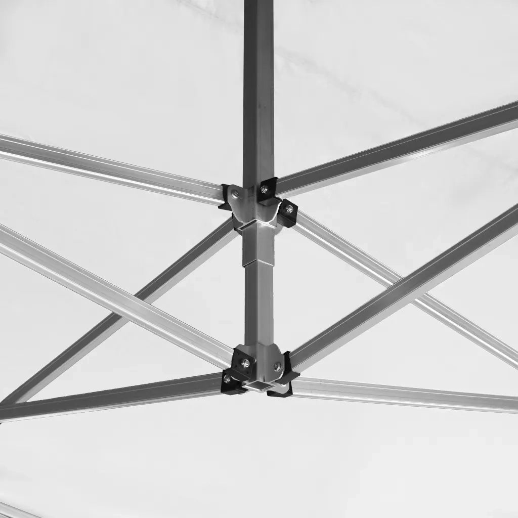 Gazebo Professionale Pieghevole Alluminio Pareti 4,5x3m Bianco 45500