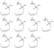 Fermo Luci per Tavolo 10 pezzi - Resistente in Alluminio - Facile da Installare - Sicuro e affidabile - Adatto per Luce di Testa Mobili - Qualità Premium - Fermo Luci