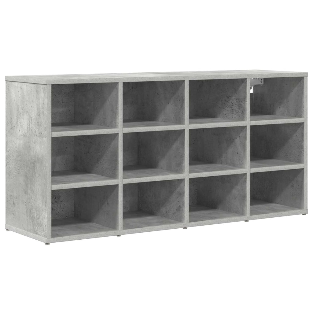 Scarpiera | Mobile per scarpe Grigio cemento 103 x 30 x 51 cm