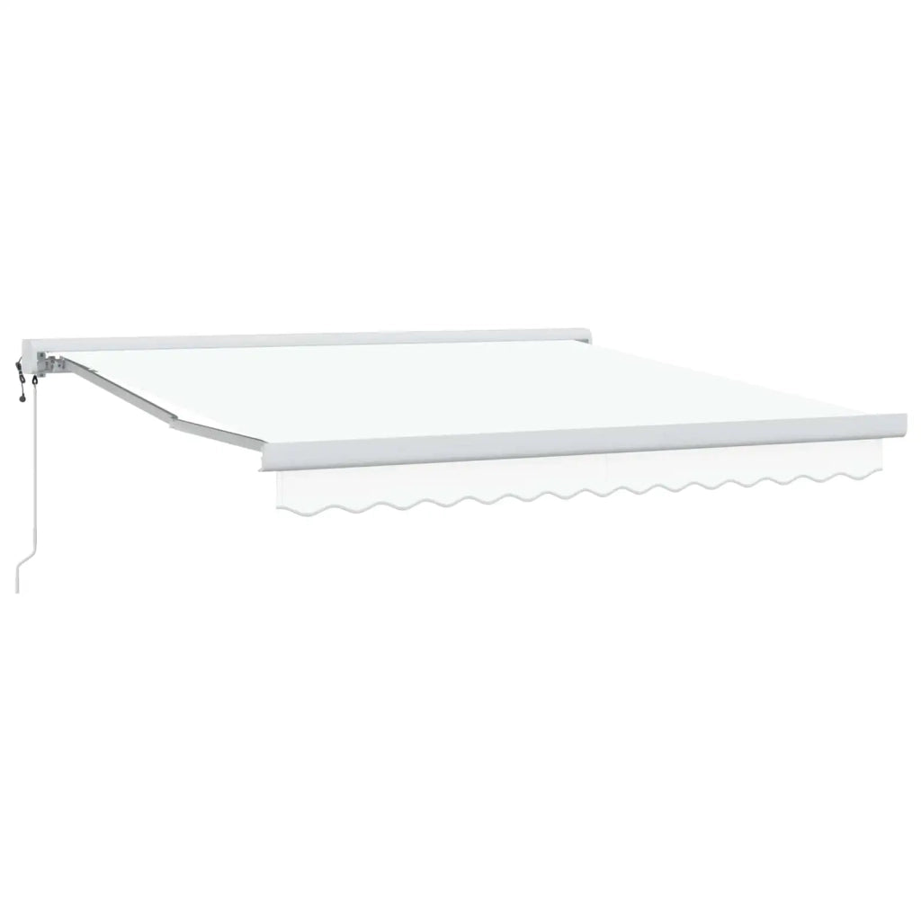 Tenda da Sole Bianco 350 x 250 x 165 cm Poliestere e Alluminio 3330370