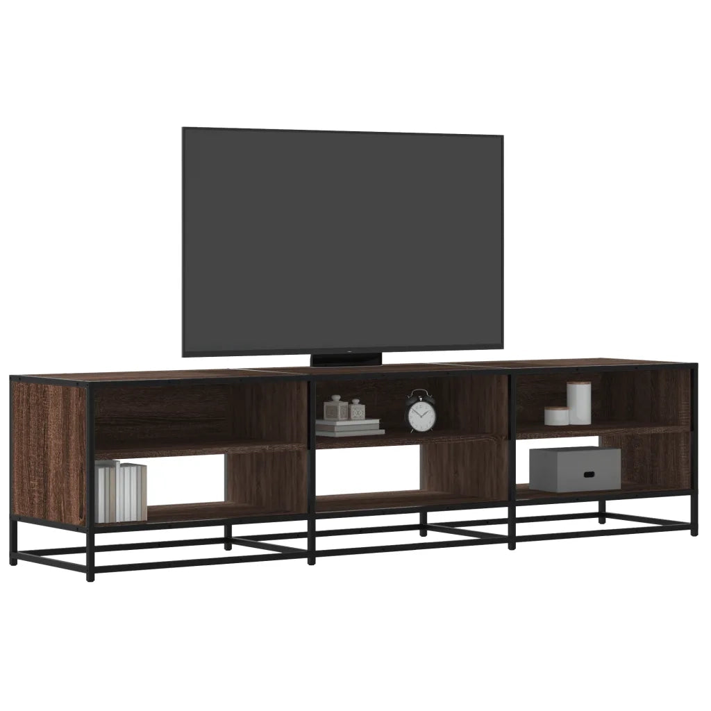 Mobile Porta TV-Mobile per TV-Credenza TV Rovere Marrone 180x40x46 cm Legno Multistrato