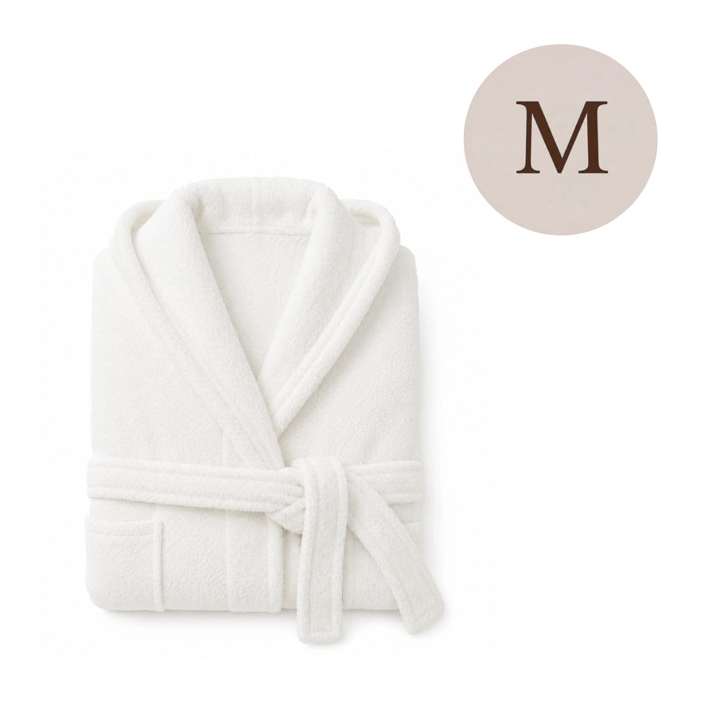 Satoka, Accappatoio 100% Cotone con Cappuccio, Bianco