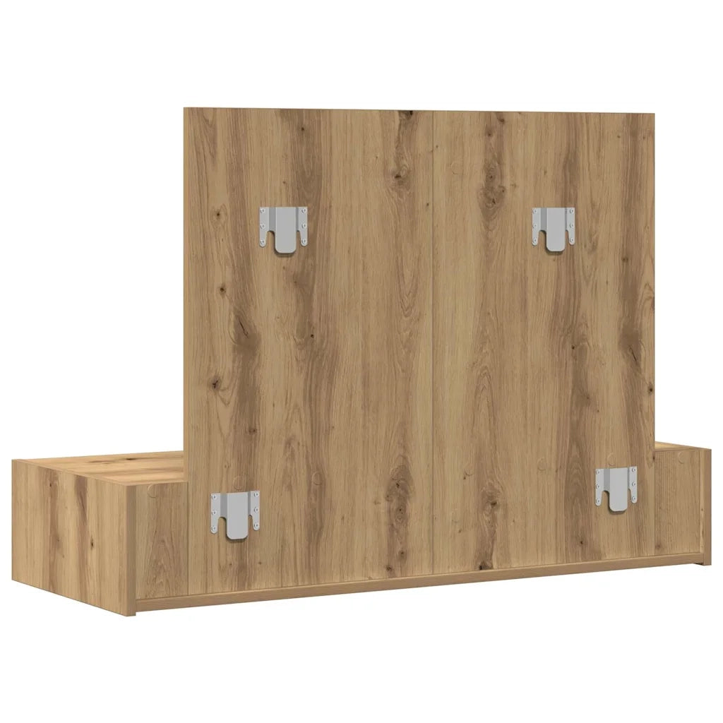 Tavolo da Trucco Marrone 100 x 40 x 70 cm Legno multistrato 865216