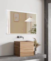 Specchio LED Delta 120x70 cm vetro