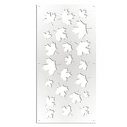 MAPLE - Pannello in PVC traforato - Parasole Colore: bianco, Misura: 47x94 cm