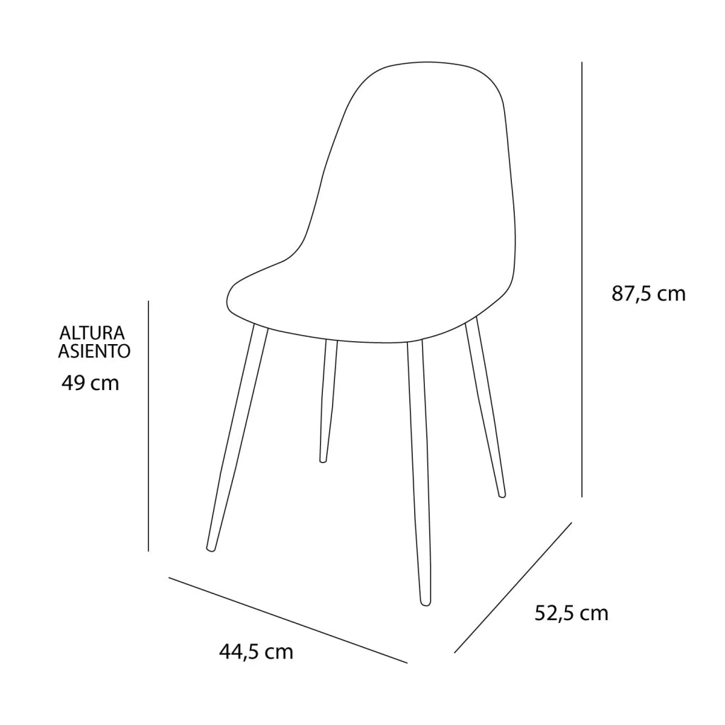 LÚZETE - SEDIA BEIGE STENMARK