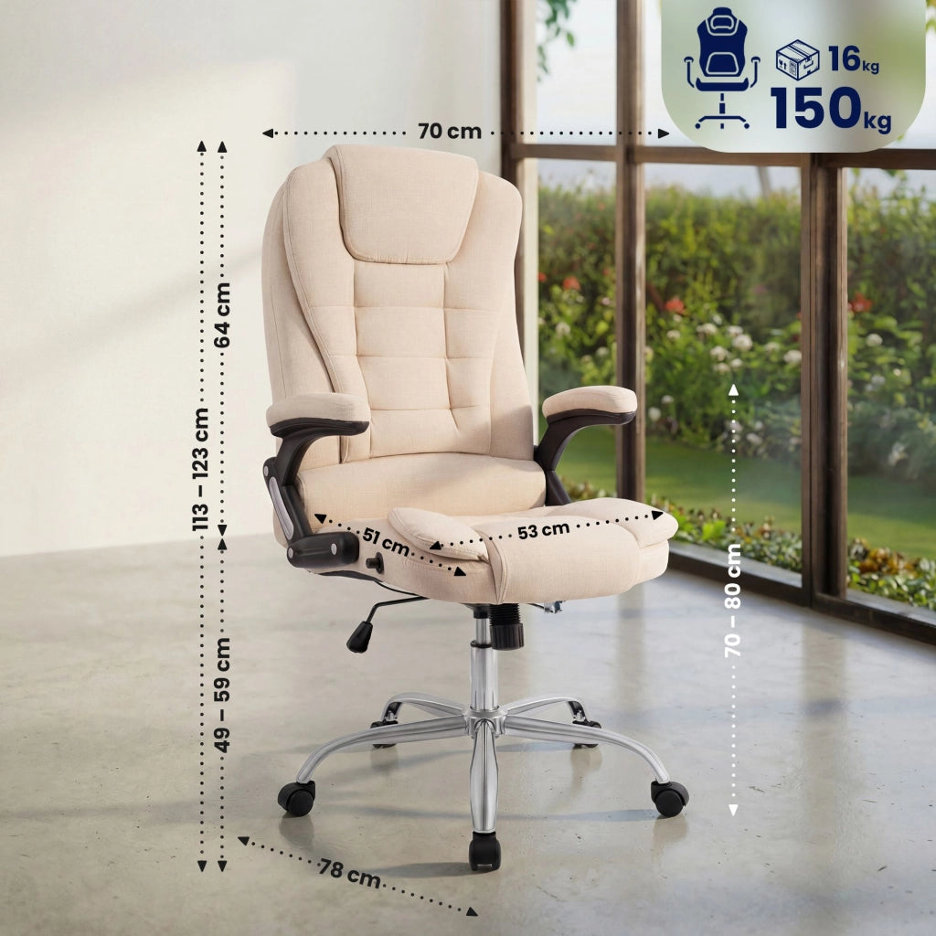 Sedia da ufficio in tessuto Thor 2