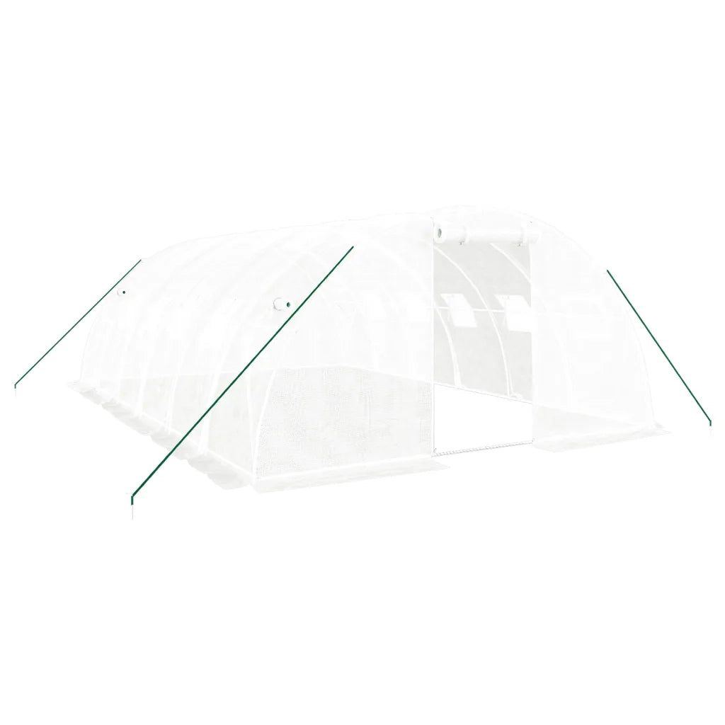 Serra con Telaio in Acciaio Bianco 24 mÂ² 6x4x2 mcod mxl 100712
