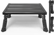 Scala a Stagno in Alluminio, Sostegno Ripiegabile con Antiscivolo, Altezza Regolabile fino a 3 Gradini, Peso Massimo 260 kg