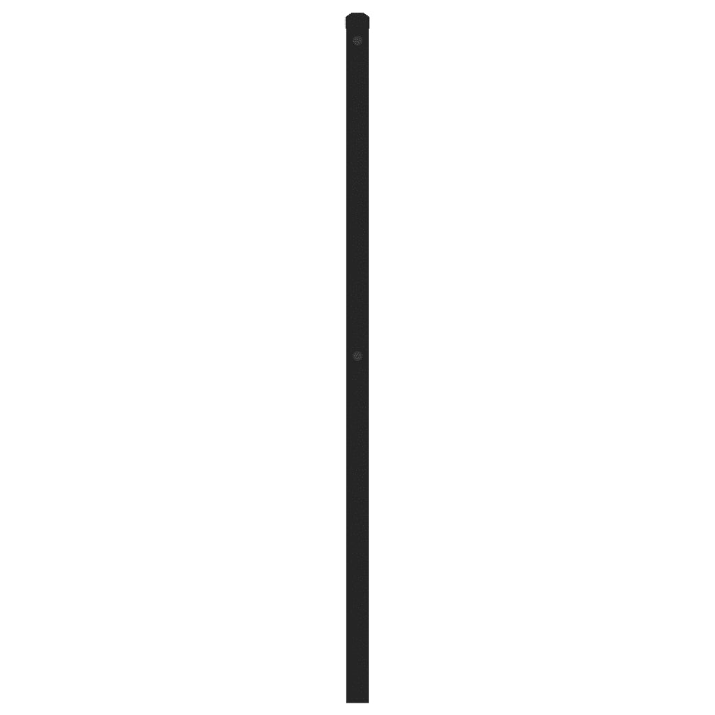 Testiera in Metallo Nero 120 cm