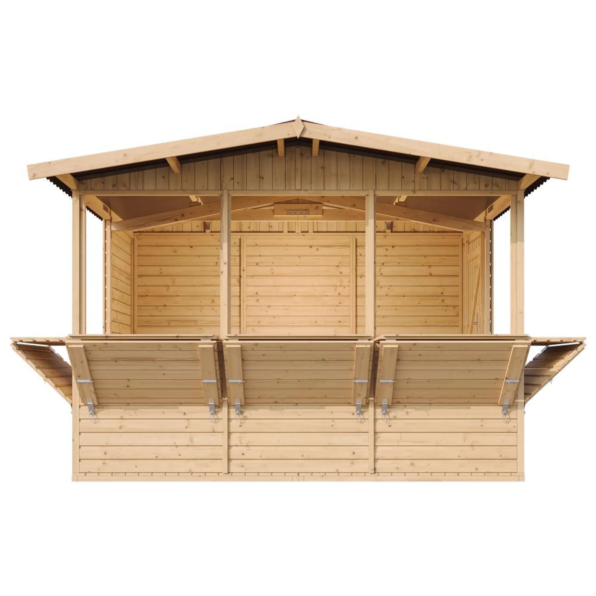 Chiosco in legno da giardino - 336x263 cm/6 m2 - TIMBELA M150B