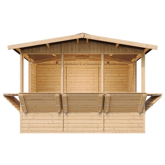 Chiosco in legno da giardino - 336x263 cm/6 m2 - TIMBELA M150B