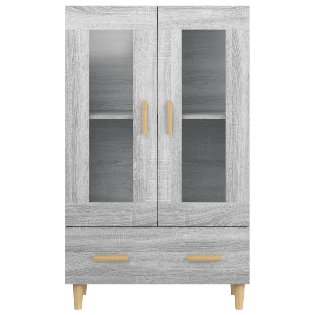 Credenza-Buffet-Armadio da cucina Grigio Sonoma 70x31x115 cm in Legno Multistrato 592323