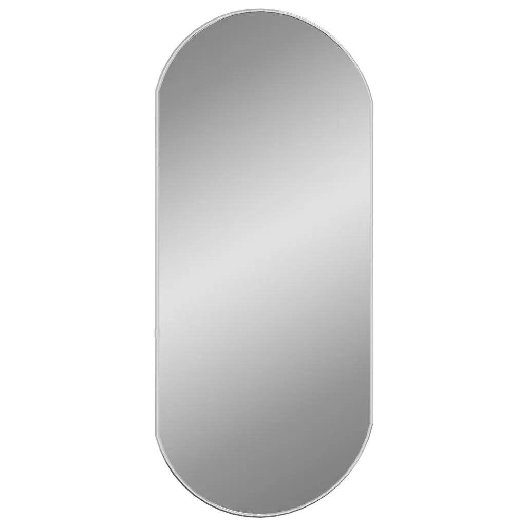 Specchio da Parete Argento 80x35 cm Ovalecod mxl 119518