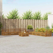 Set di divani da esterno 9 pcs Naturale 3373219