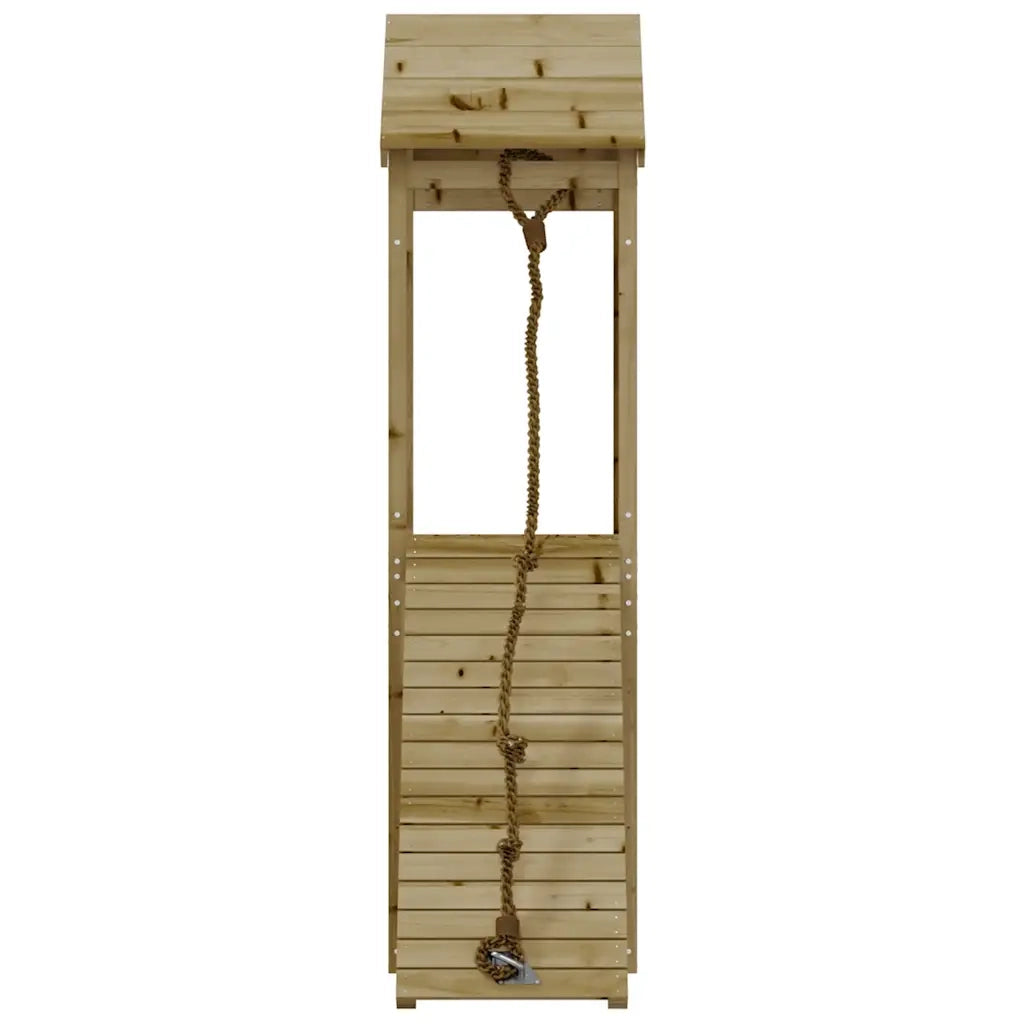 Casetta con Arrampicata in Legno di Pino Impregnato 3155812