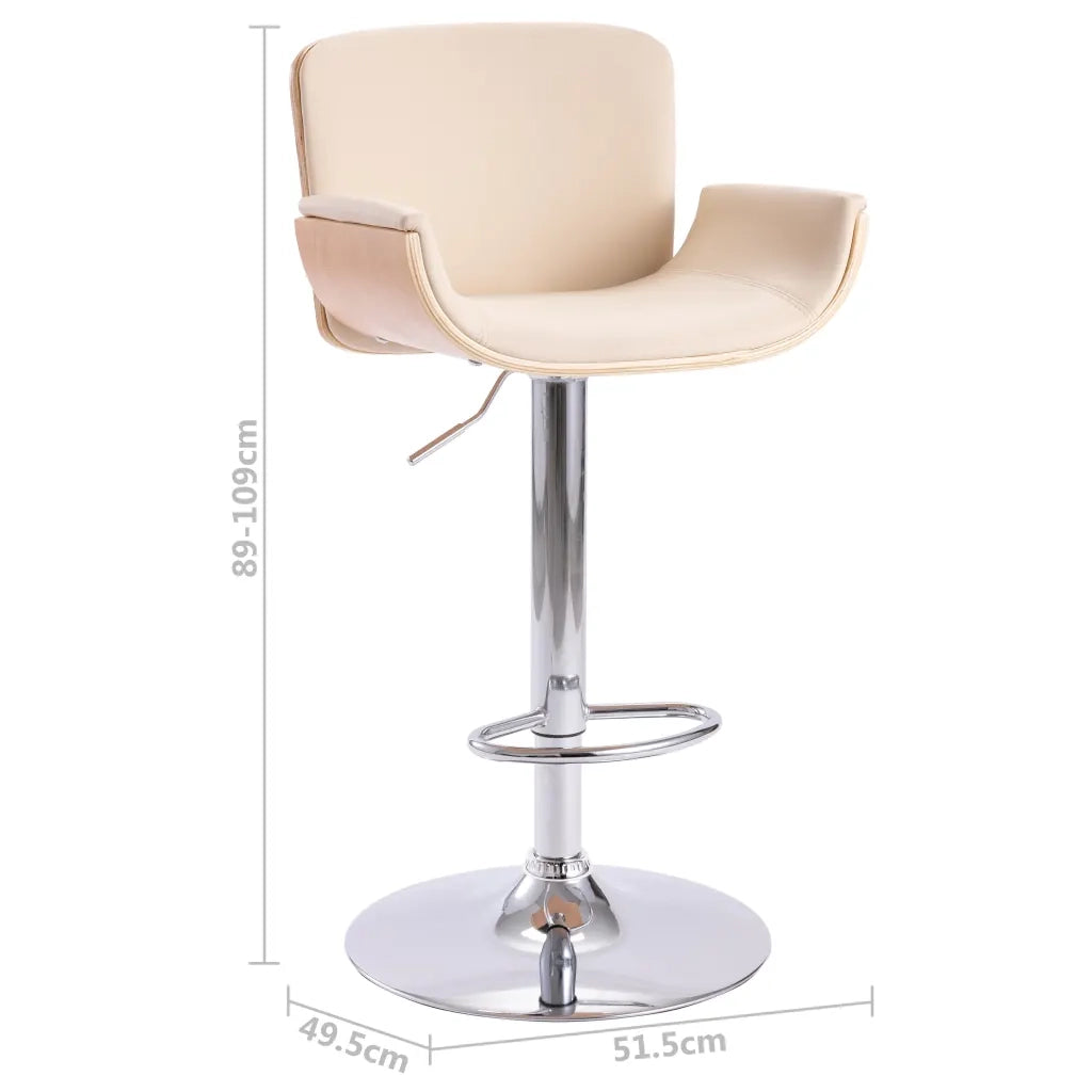 Sgabello da Bar Crema in Similpelle cod mxl 63419