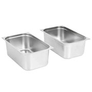 Contenitori Gastronorm 2 pz GN 1/1 200 mm in Acciaio Inox 50883