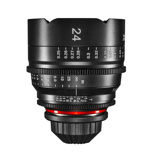 XEEN Cinema 24mm T1.5 PL obiettivo full frame Obiettivo Cine Video MF per alte risoluzioni con pignoni di messa a fuoco