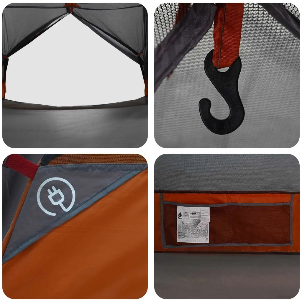 Tenda da backpacking Grigio e arancione 2 persone 42017411