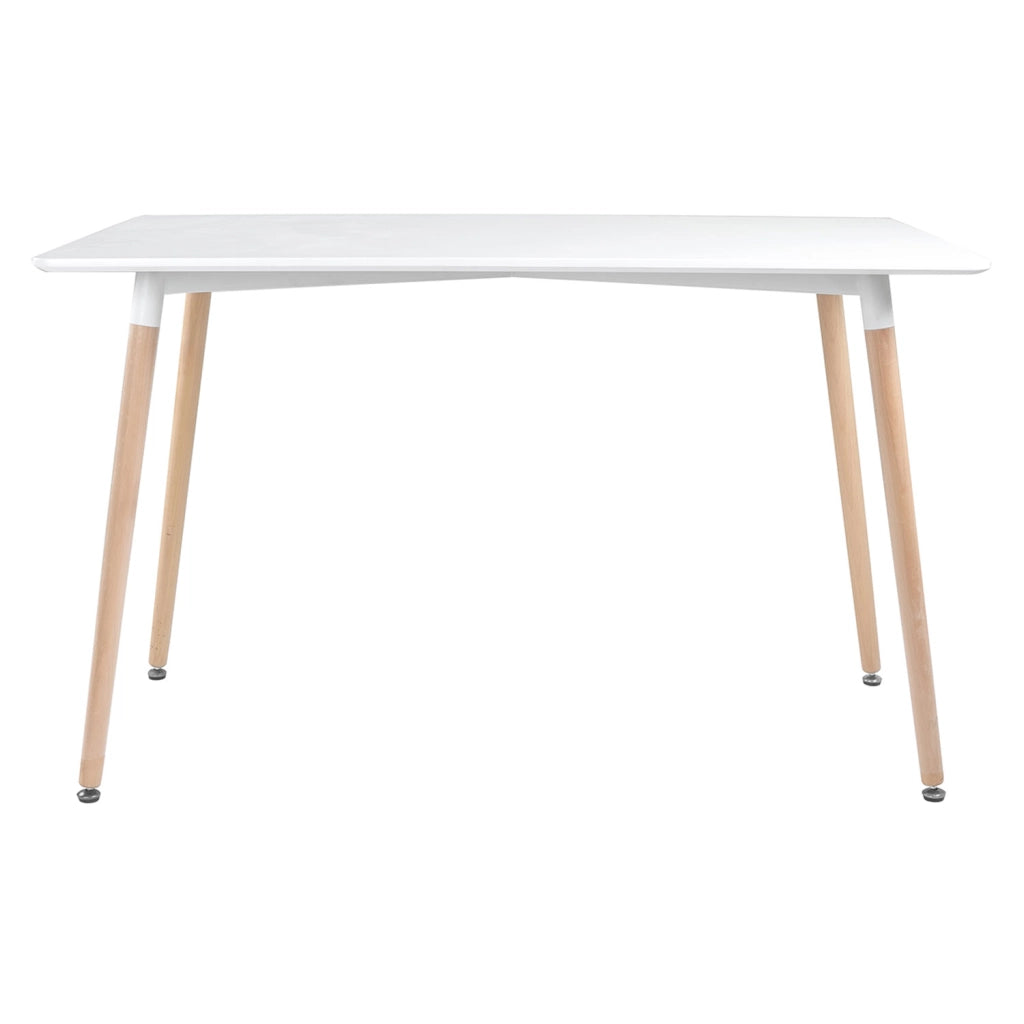 Tavolo rettangolare 120 × 70 cm bianco PIA