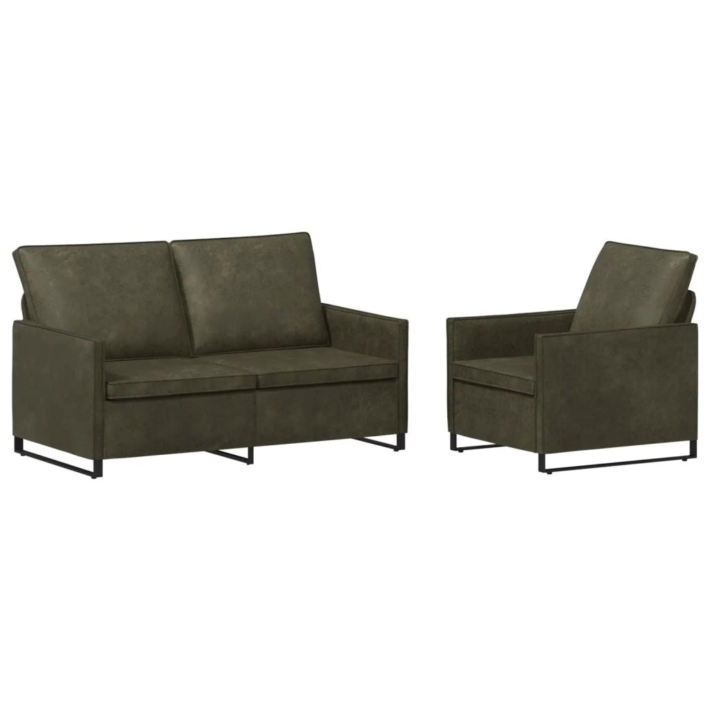 Set di divani 2 pcs Verde militare 3433125