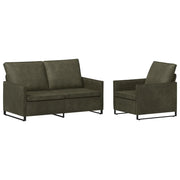 Set di divani 2 pcs Verde militare 3433125